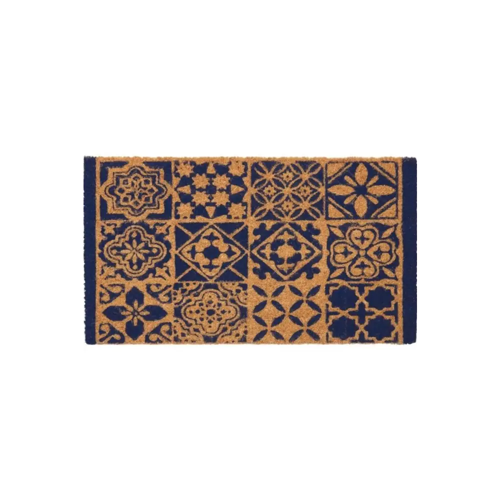 Coir Tile Blue Mat 40x70 cm | 140 - Blue - Doormat