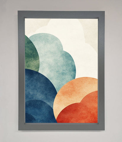 Colour Clouds Framed Wall Art