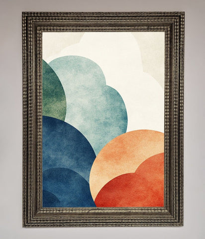 Colour Clouds Framed Wall Art