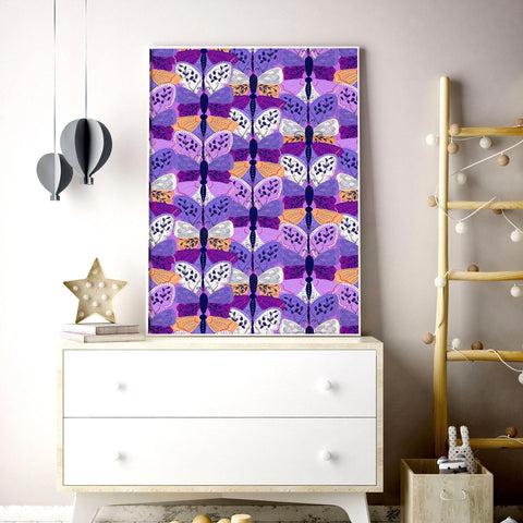 Butterflies wall art | set of 2 Wall art for Nursery