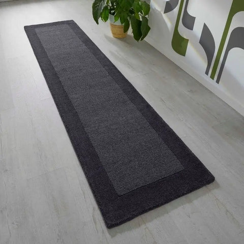 Colours Bordered Rug – Handmade Wool Rug - Rugs