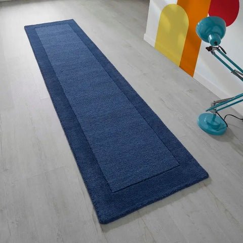 Colours Bordered Rug – Handmade Wool Rug - Rugs