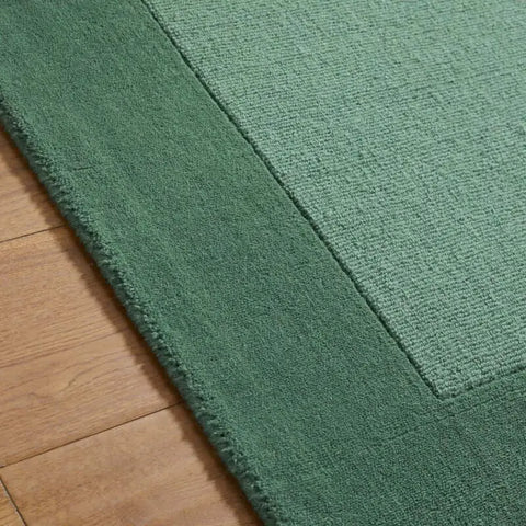 Colours Bordered Rug – Handmade Wool Rug - Rugs