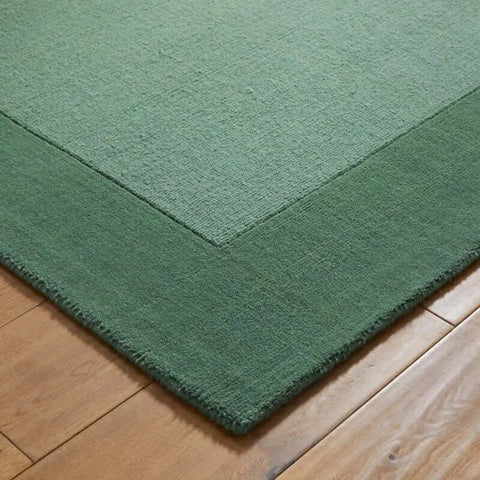 Colours Bordered Rug – Handmade Wool Rug - Rugs