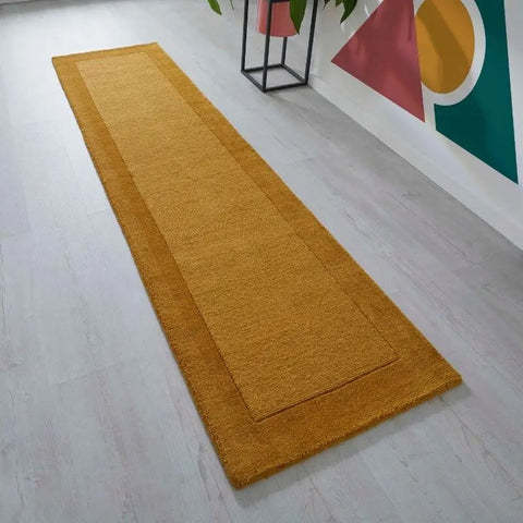 Colours Bordered Rug – Handmade Wool Rug - Rugs