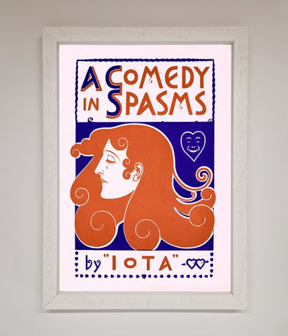 Comedy Poster Vintage Framed Poster