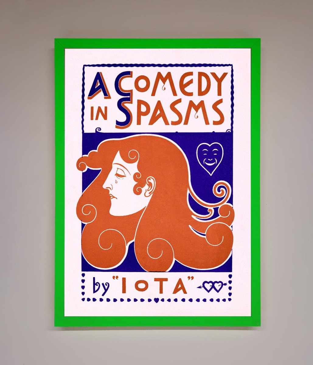 Comedy Poster Vintage Framed Poster