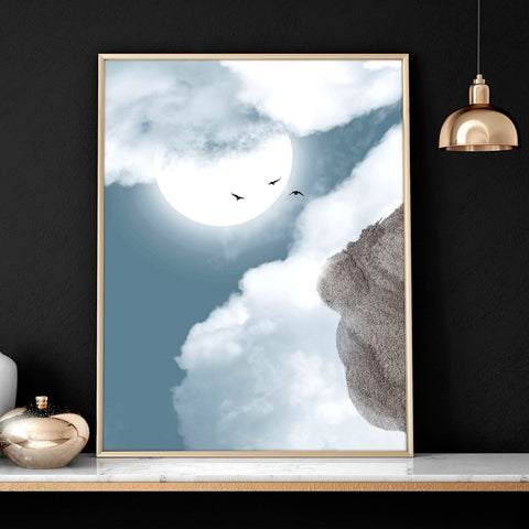 Wall art for an office | set of 3 Contemporary wall art prints