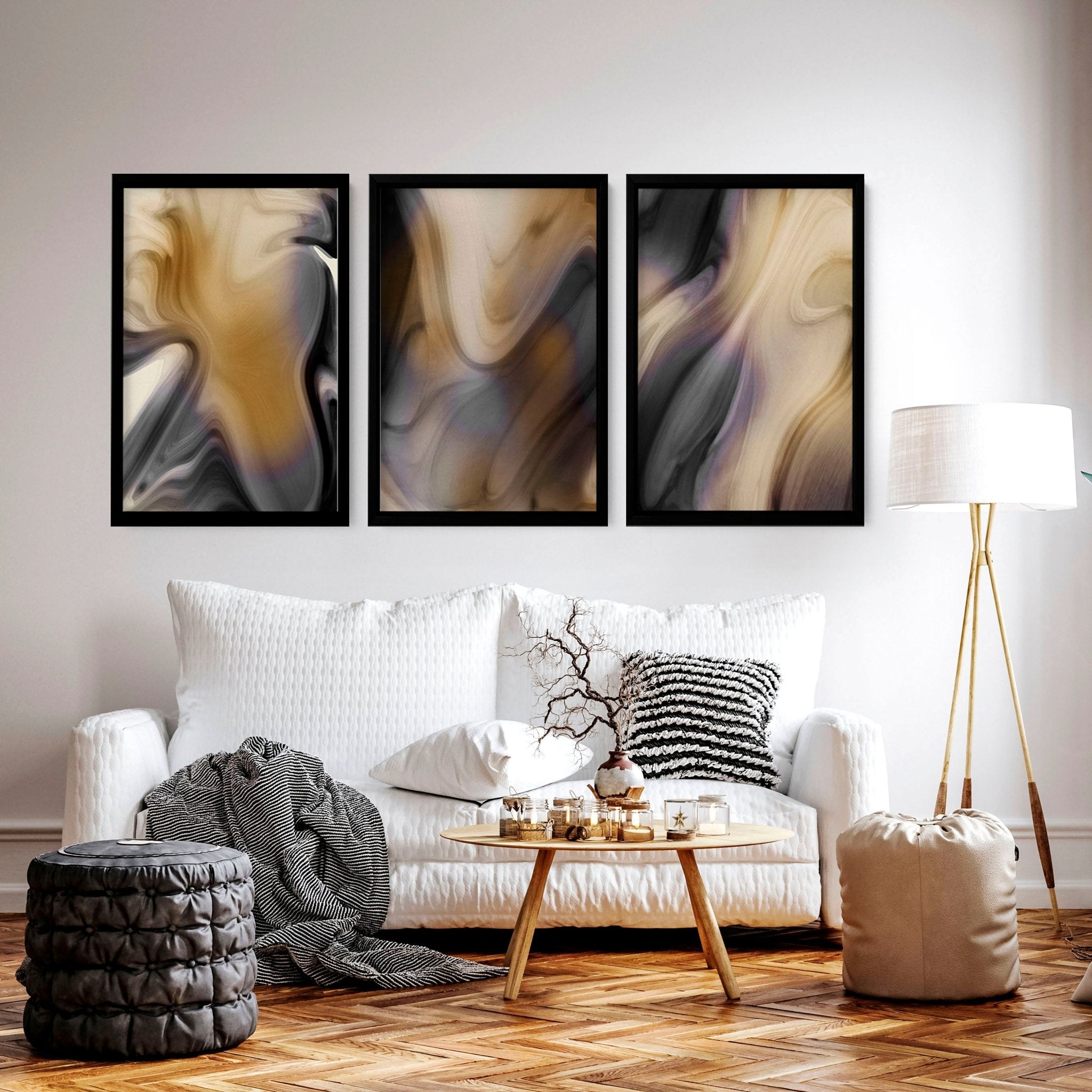 3 Wall Art Set | Contemporary wall art prints