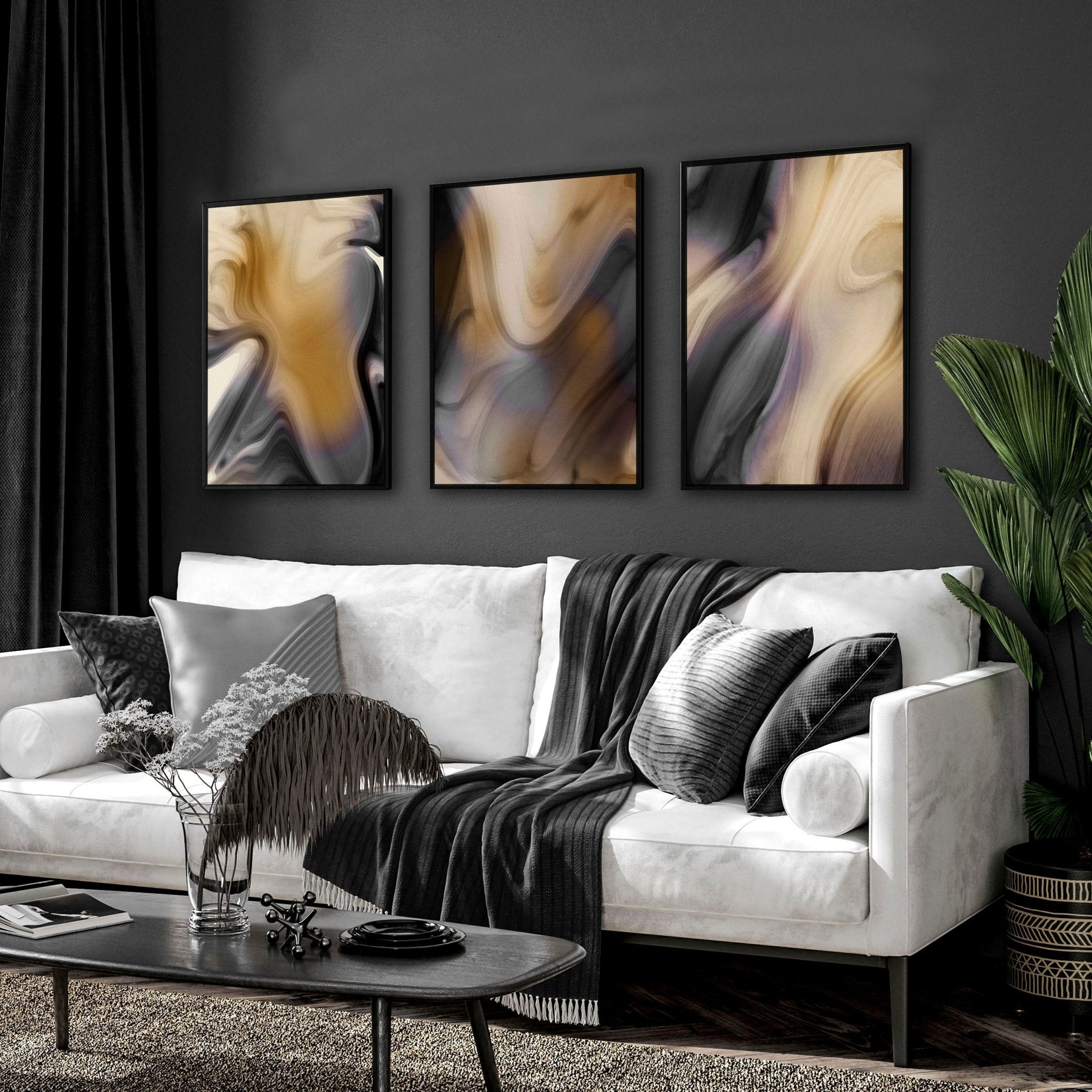 3 Wall Art Set | Contemporary wall art prints