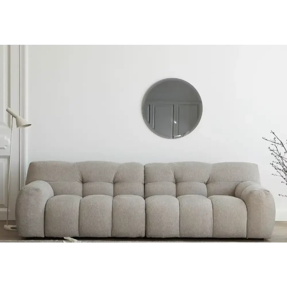 Cora Candy Three Seater Sofa, White｜ DC Concept