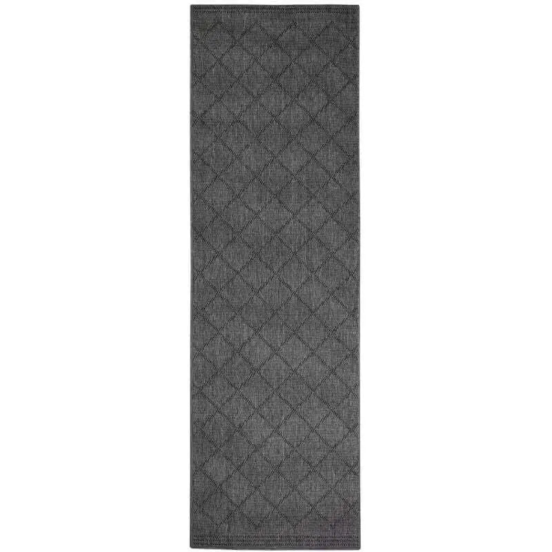 Corsica Reversible Indoor-Outdoor Rug - 80X250 cm / Black - Rugs