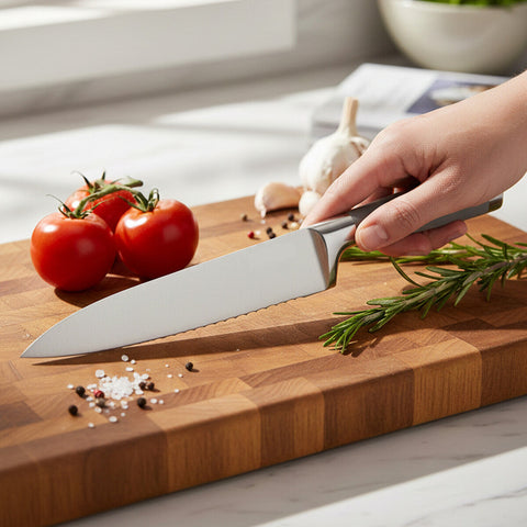 Corsico 5 Piece Knife Set With Acrylic Block