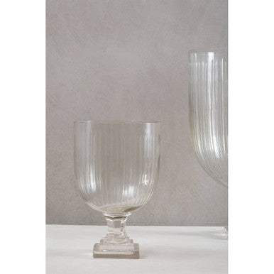 Cortina Small Glass Hurricane Candle Holder