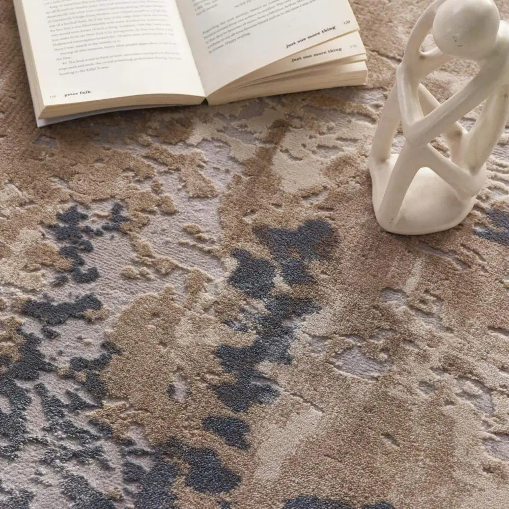 Cosimo Beige/Grey Distressed Modern Rug - Rugs