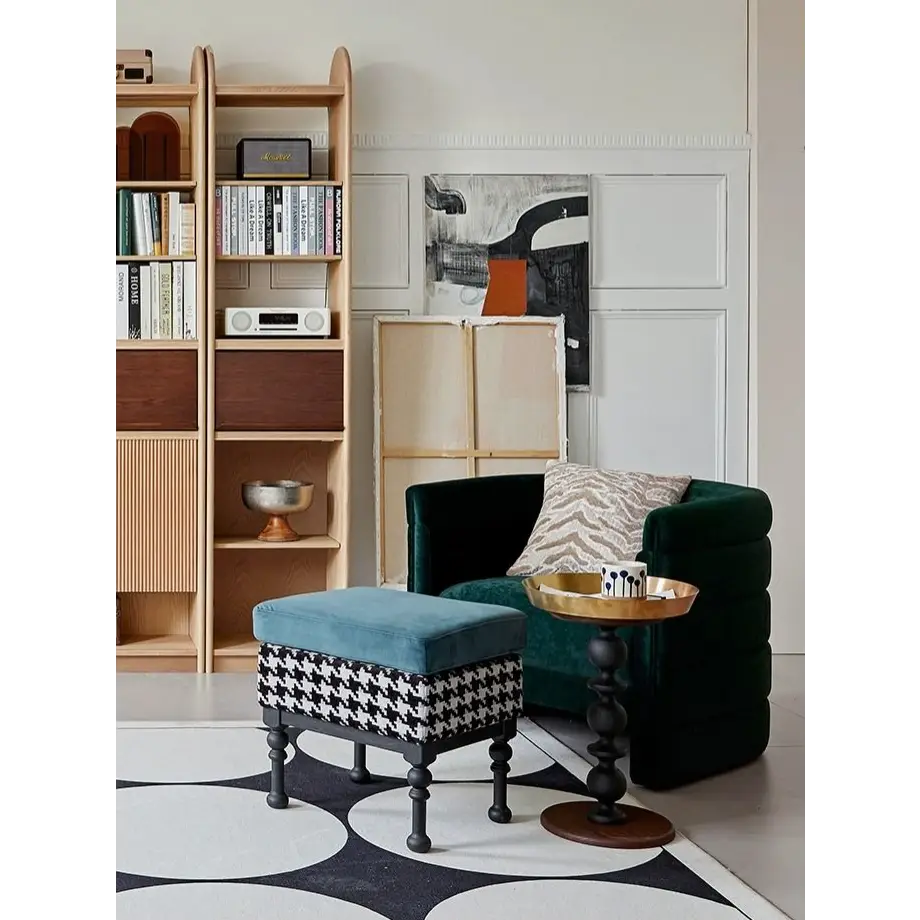 Cosmo Round Side Table With Gold Tray｜ DC Concept