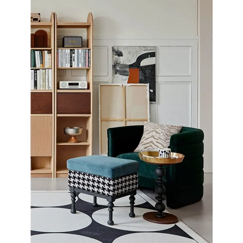 Cosmo Round Side Table With Gold Tray｜ DC Concept