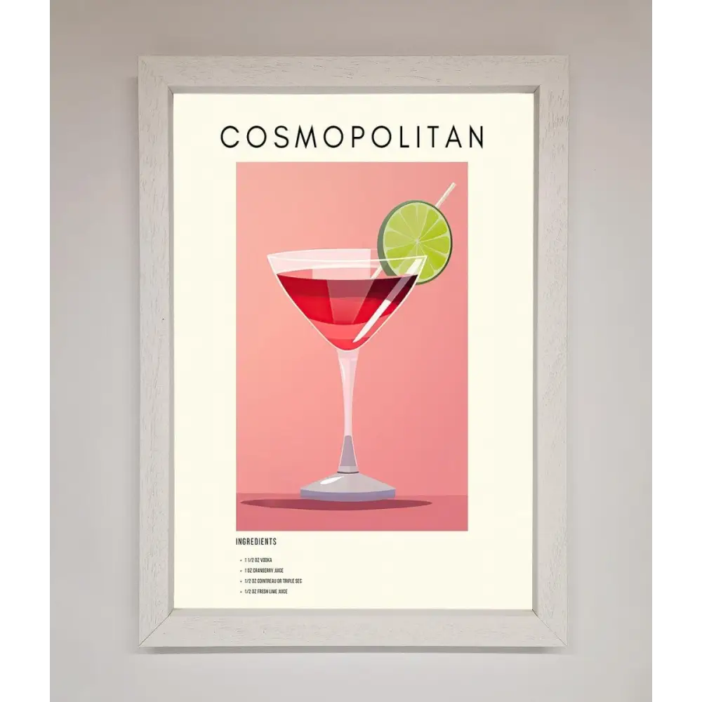 Cosmopolitan Framed Poster - A3 (29.7 x 42 cm) / White - Framed Print