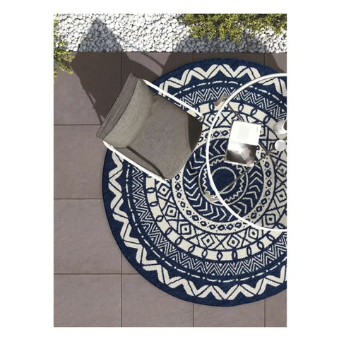 County Circle Indoor/Outdoor Rug | 11659A - Rugs