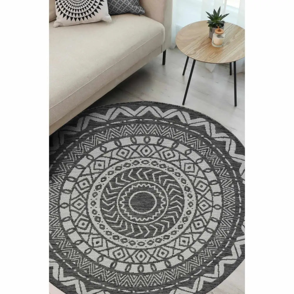 County Circle Indoor/Outdoor Rug | 11659A - Rugs