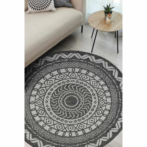 County Circle Indoor/Outdoor Rug | 11659A - Rugs