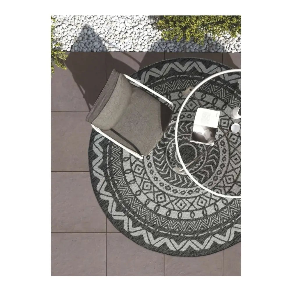 County Circle Indoor/Outdoor Rug | 11659A - Rugs