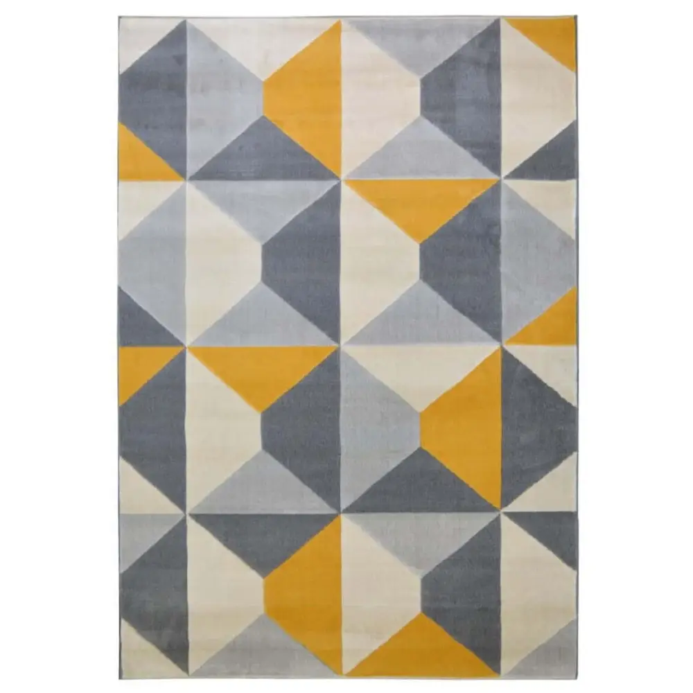 Creation Abstract Rug | 18241 - 80X150 cm / Yellow - Rugs