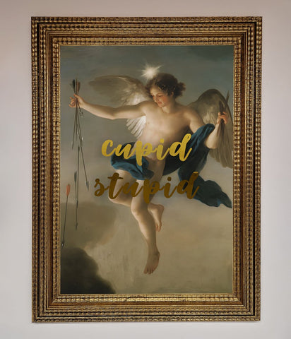 Cupid Stupid Foil Print
