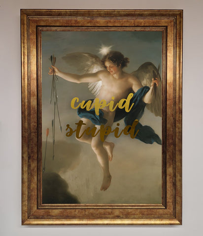 Cupid Stupid Foil Print