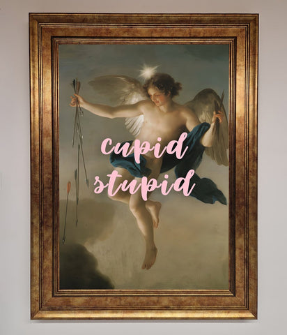 Cupid Stupid Framed Poster