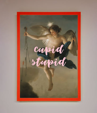 Cupid Stupid Framed Poster
