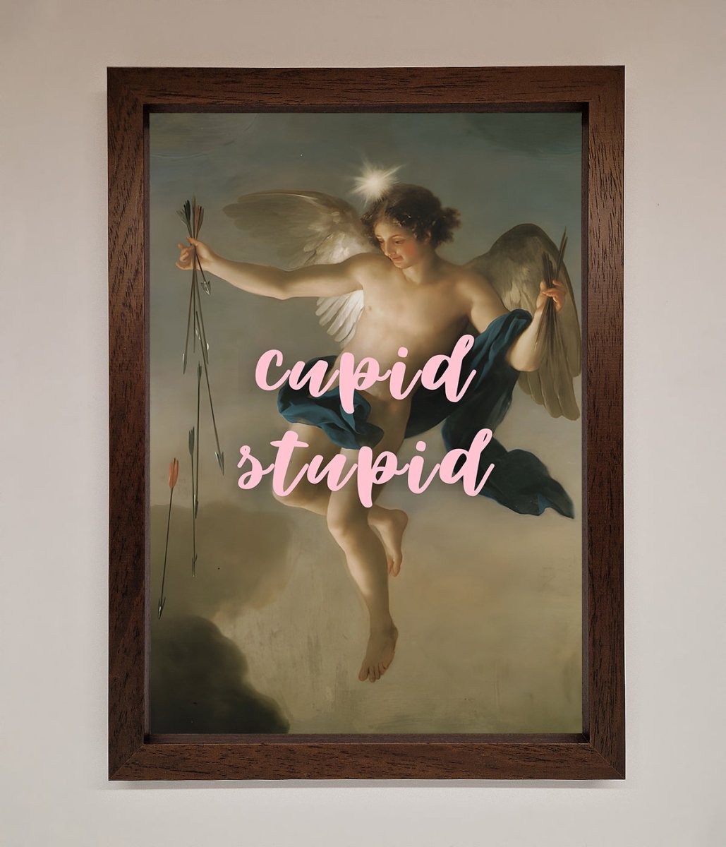 Cupid Stupid Framed Poster