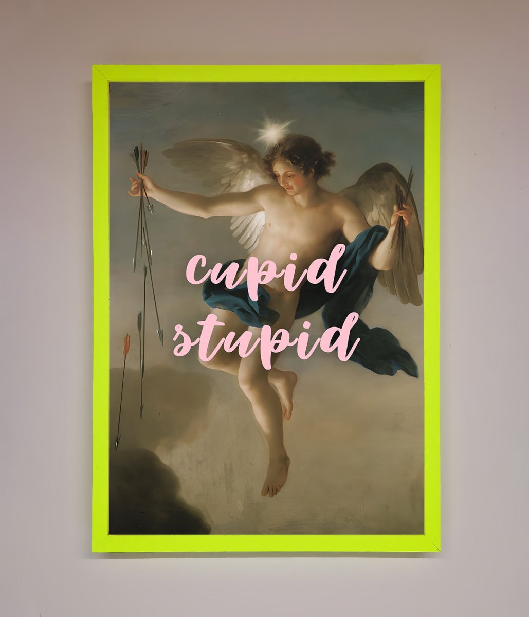 Cupid Stupid Framed Poster