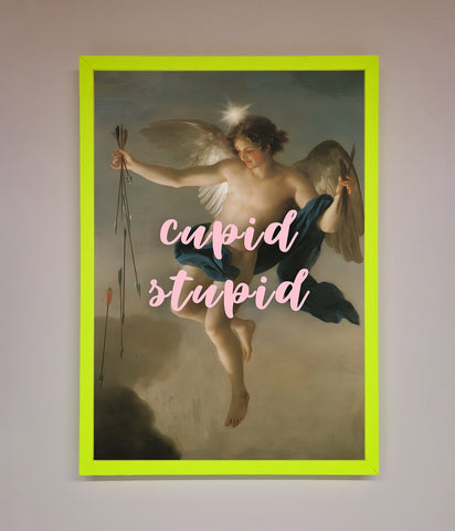 Cupid Stupid Framed Poster