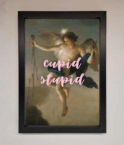 Cupid Stupid Framed Poster