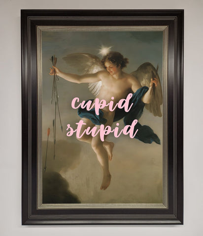 Cupid Stupid Framed Poster