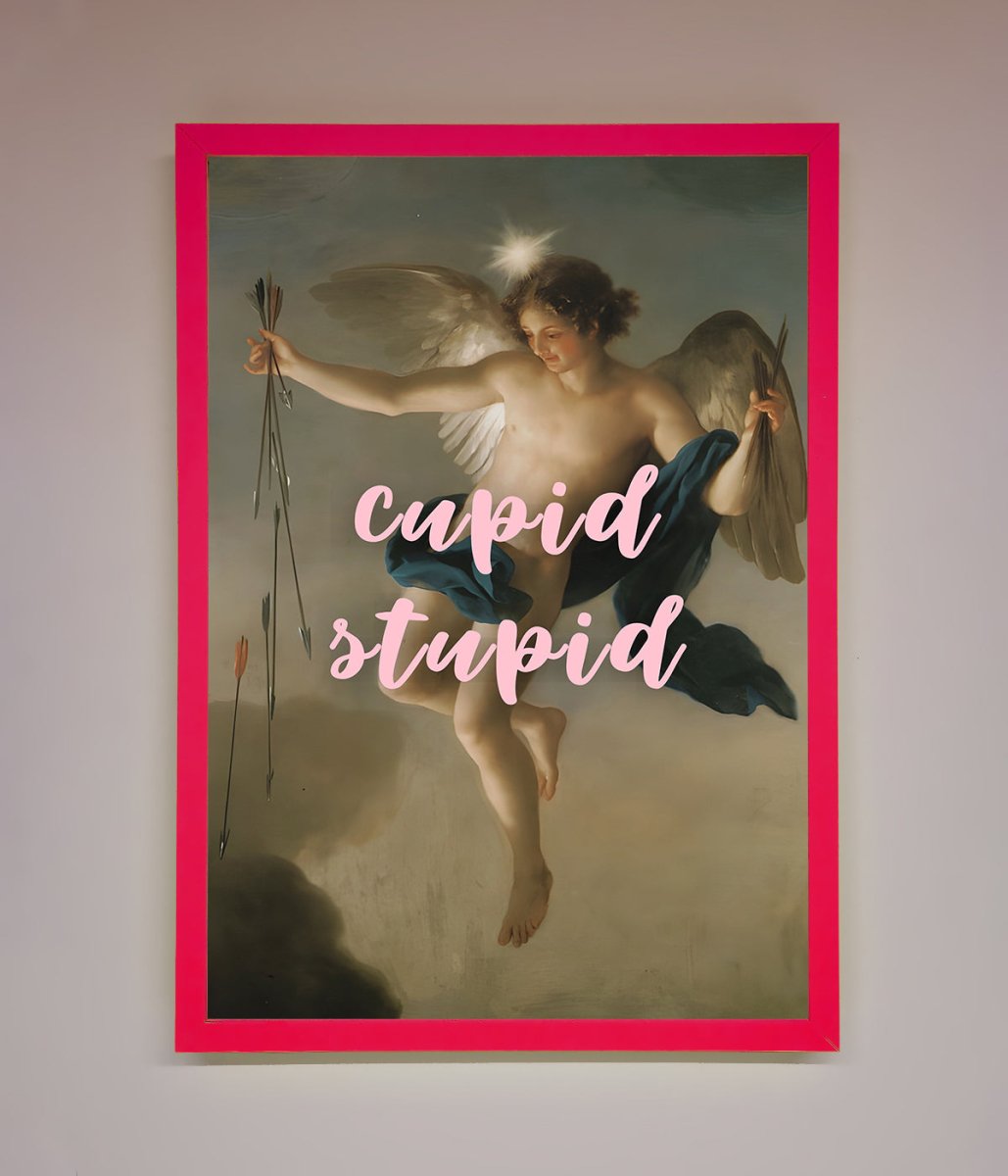 Cupid Stupid Framed Poster