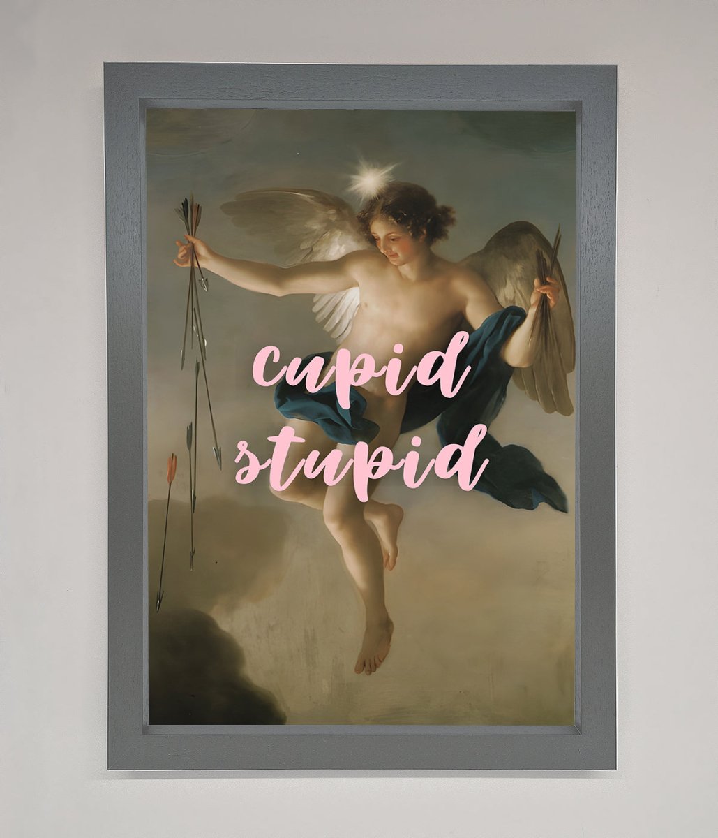 Cupid Stupid Framed Poster