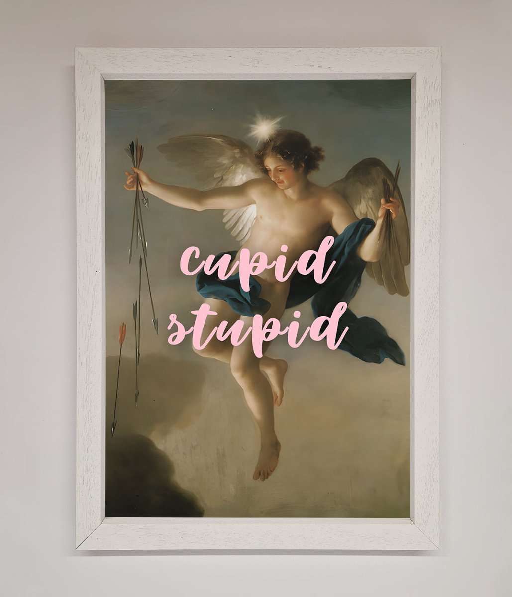 Cupid Stupid Framed Poster