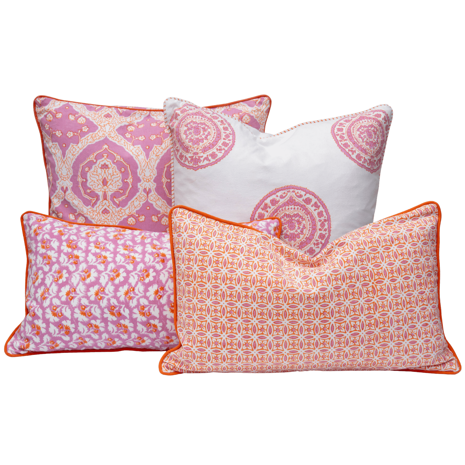 Cushion Cover - Burnt Spice Geometric