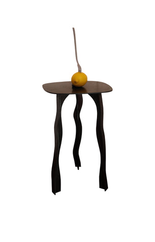 Aluminium Side Table 02 BLACK
