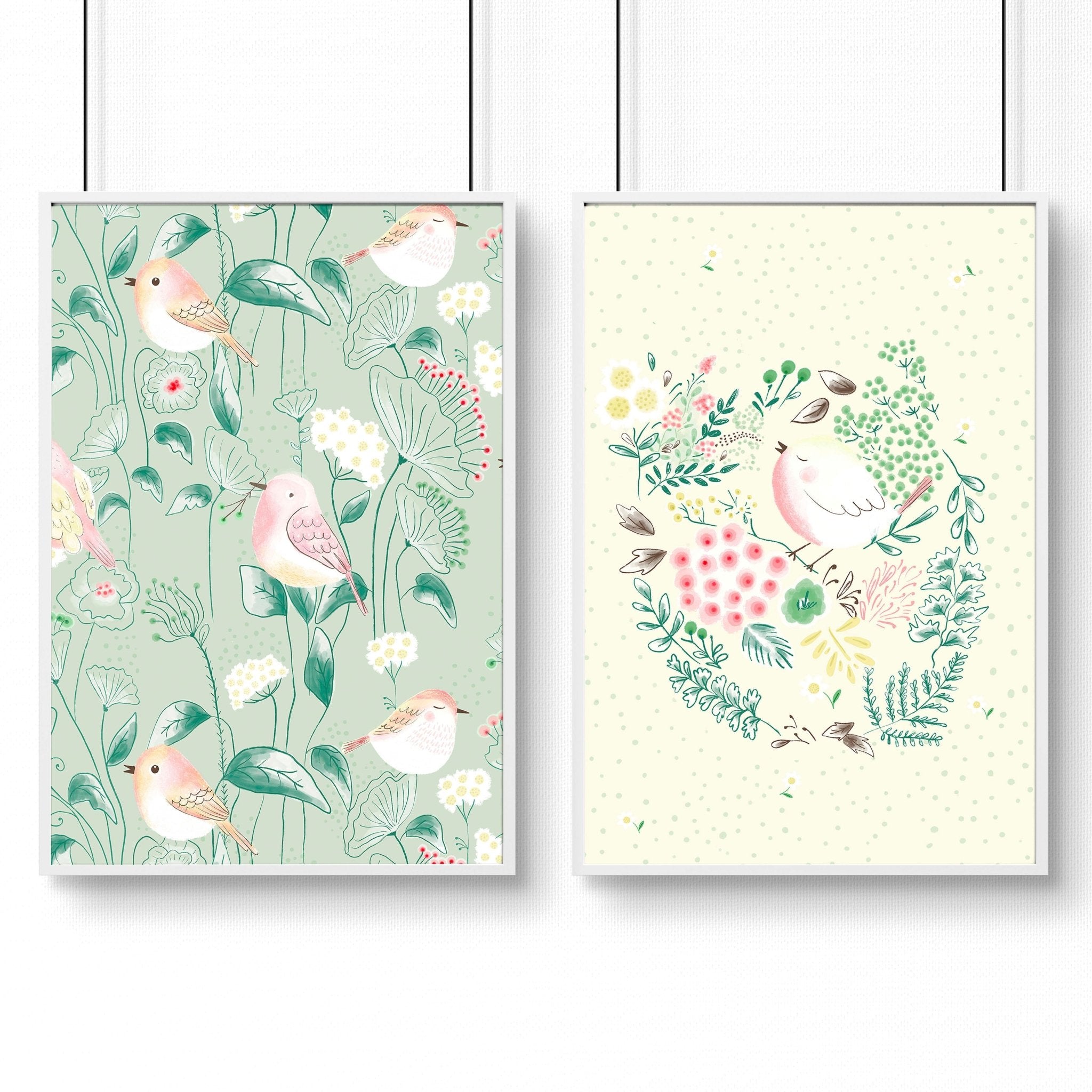 Nursery wall art | set of 2 wall art prints