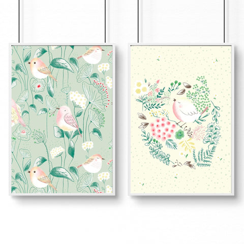 Nursery wall art | set of 2 wall art prints
