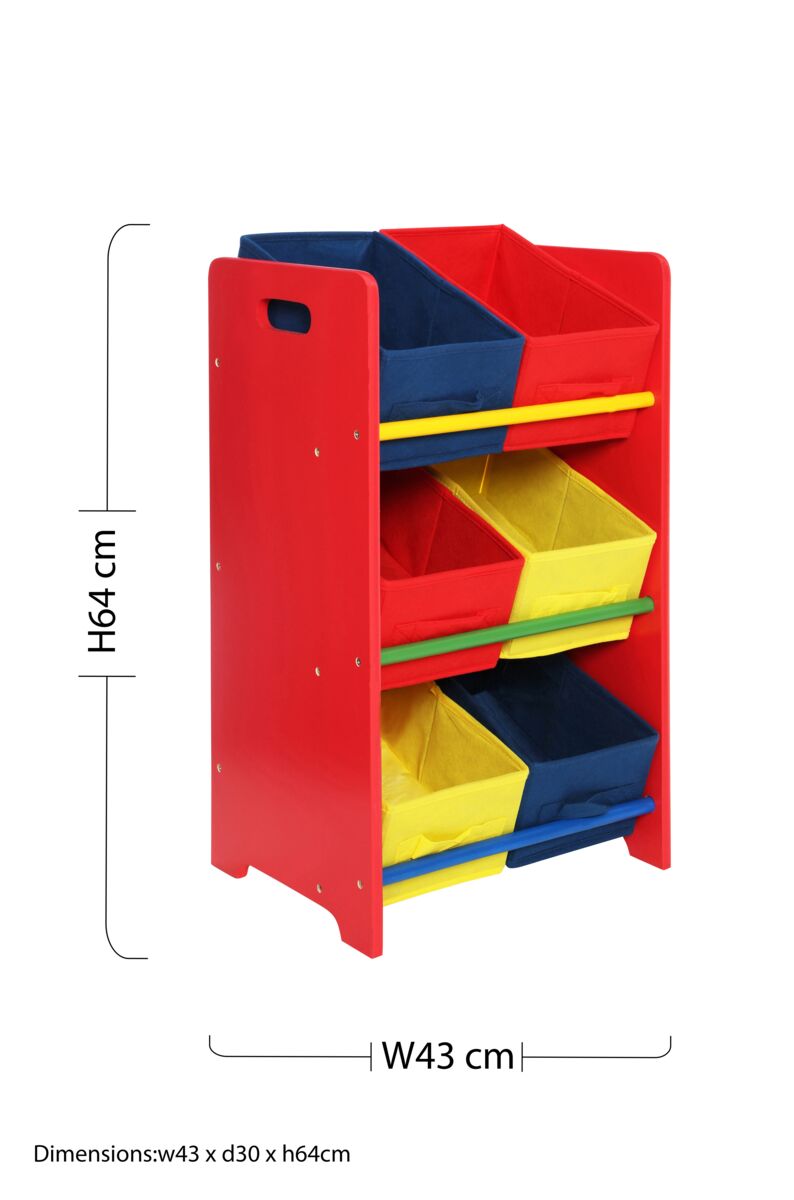 3 Tier Mdf Kids Storage Unit