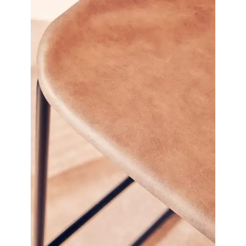 Dalston Ash Bar Stool With Angled Legs - bar-furniture