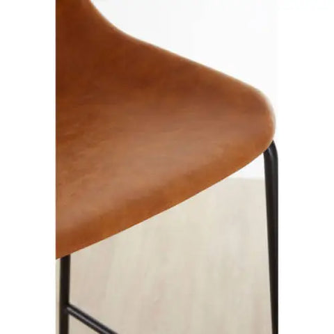 Dalston Camel Bar Stool With Black Legs - bar-furniture
