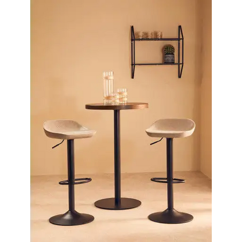 Dalston Set Of Two Ash Bar Stools - bar-furniture