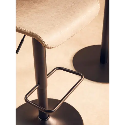 Dalston Set Of Two High Back Ash Bar Stools - bar-furniture