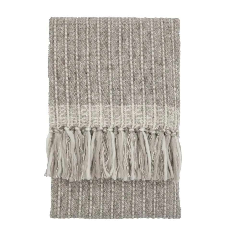 Dalton Throw 170 cm x 130 cm Natural - throw