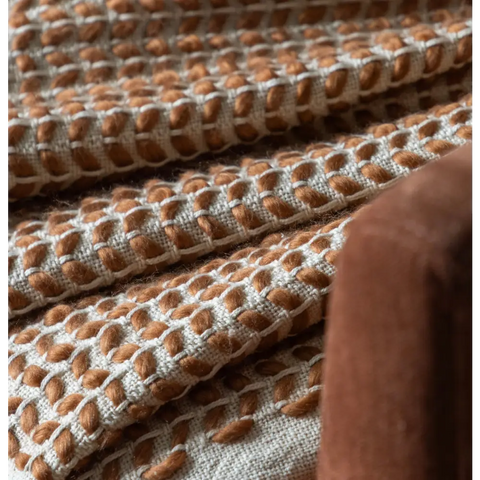 Dalton Throw 170 cm x 130 cm Rust - throw